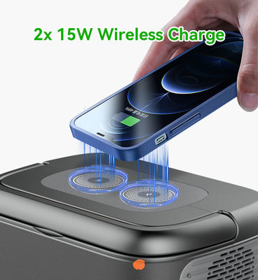 Type C 15V 1500 Watt Portable Power Station For Home Electric Backup
