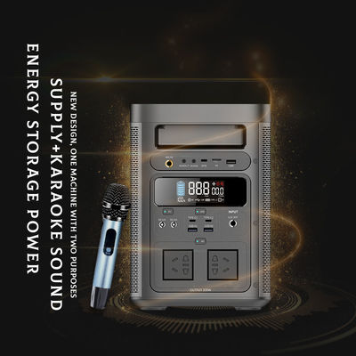 300-watt Portable Karaoke Machine Power Bank Outdoor Emergency Power Supply