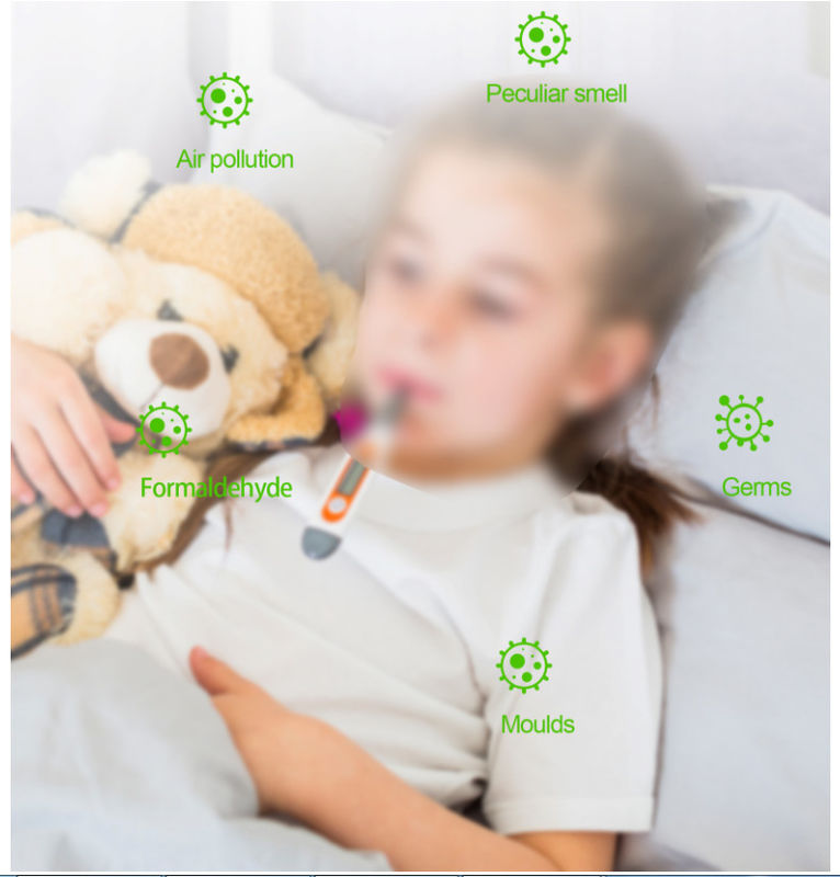 Home Ozone Generator Odor Eliminator Antimicrobial