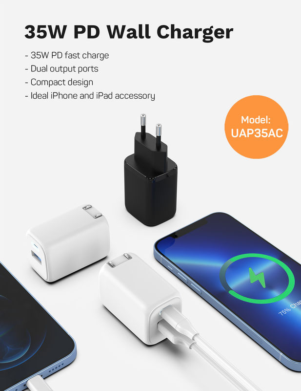 35W AC Wall PD Power Adapter Charger For Notebook