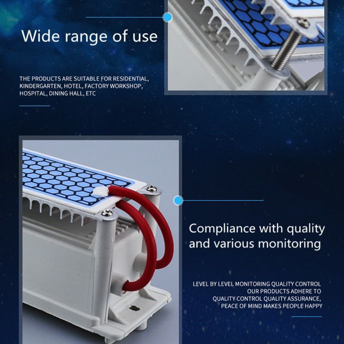 OEM Ozone Generator Module Ceramic Plate Ozonizer For 200-300 Sq. Ft Room