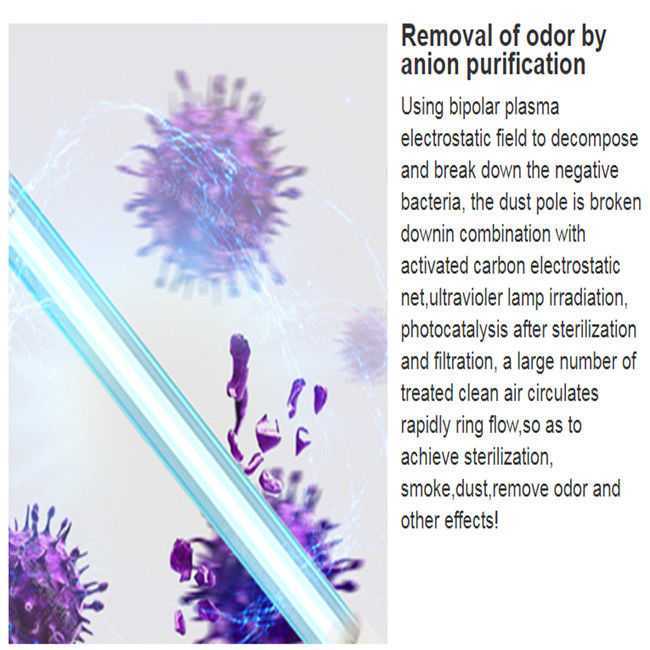 58W 220V Ozone Air Disinfection Machine For Hotels OEM