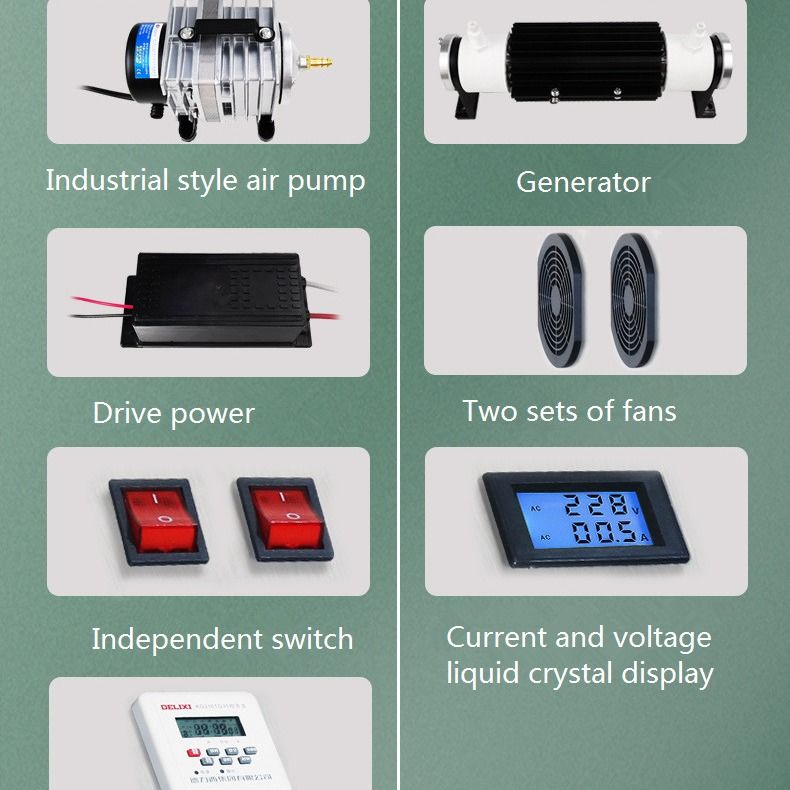 5g Ozone Sanitiser Generator Powered By Oxygen Source Air