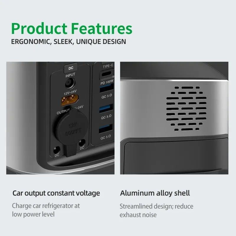 Lithium 600 Watt Portable Power Station For Emergency ODM