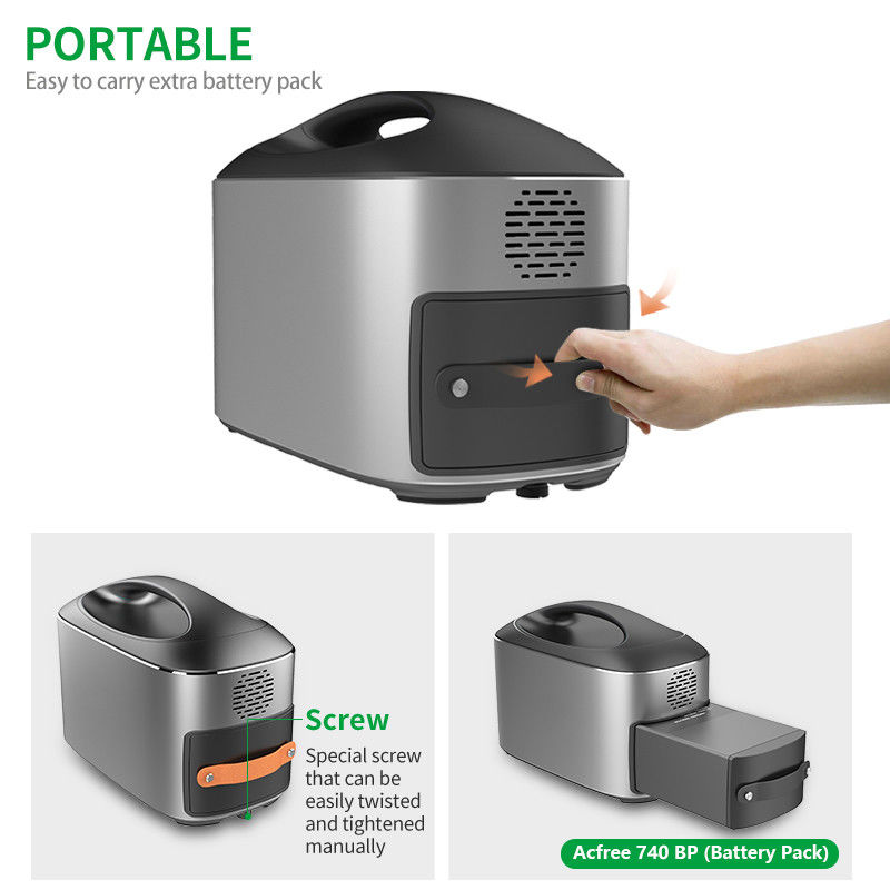 12V 600 Watt Portable Power Station Lithium Battery For Indoor Outdoor Charging