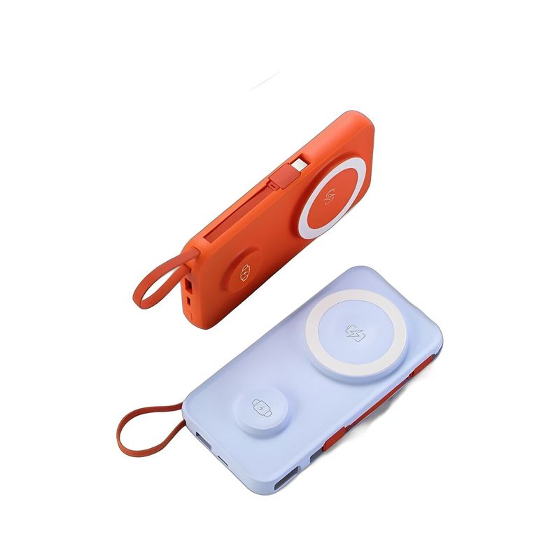 10000mAh Magnetic Wireless Power Bank for Mobile Phone Watch and Earphone Charging