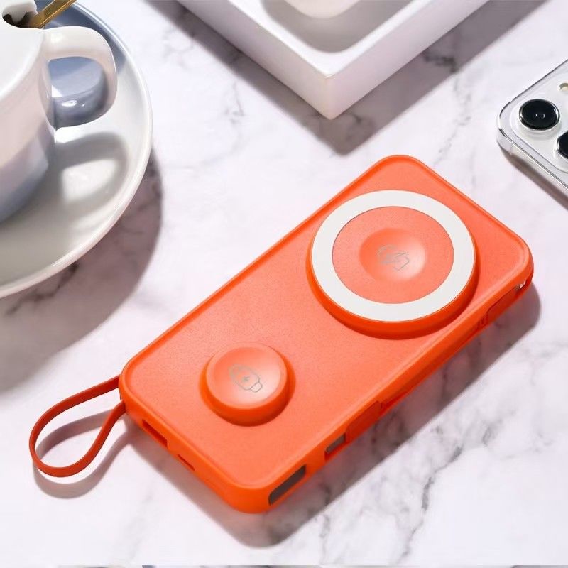 10000mAh Magnetic Wireless Power Bank for Mobile Phone Watch and Earphone Charging