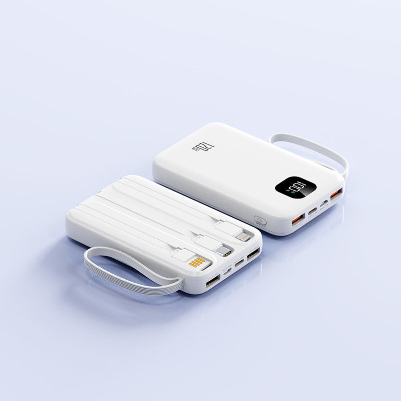 Durable 4 In1 Built In Cables 10000mAh Power Bank with Universal Socket Standard