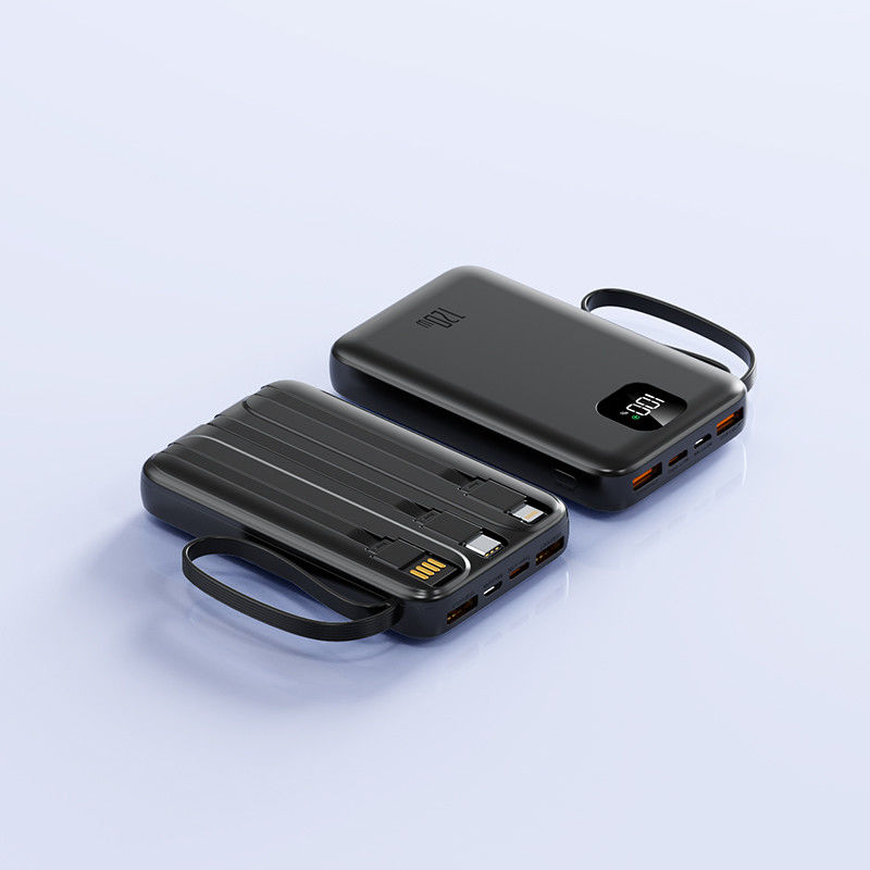 Durable 4 In1 Built In Cables 10000mAh Power Bank with Universal Socket Standard