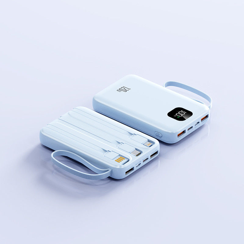 Durable 4 In1 Built In Cables 10000mAh Power Bank with Universal Socket Standard