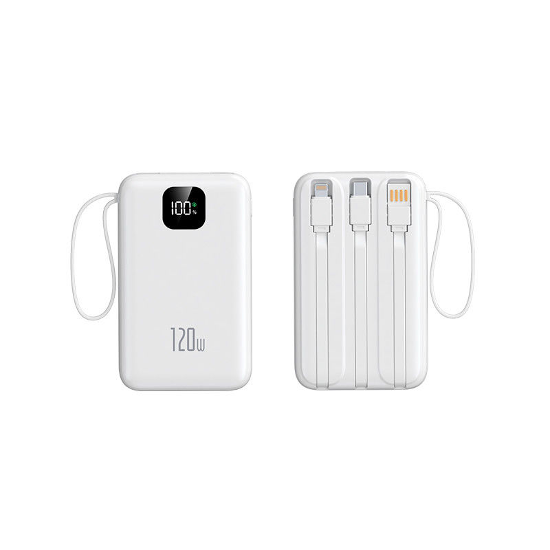Durable 4 In1 Built In Cables 10000mAh Power Bank with Universal Socket Standard