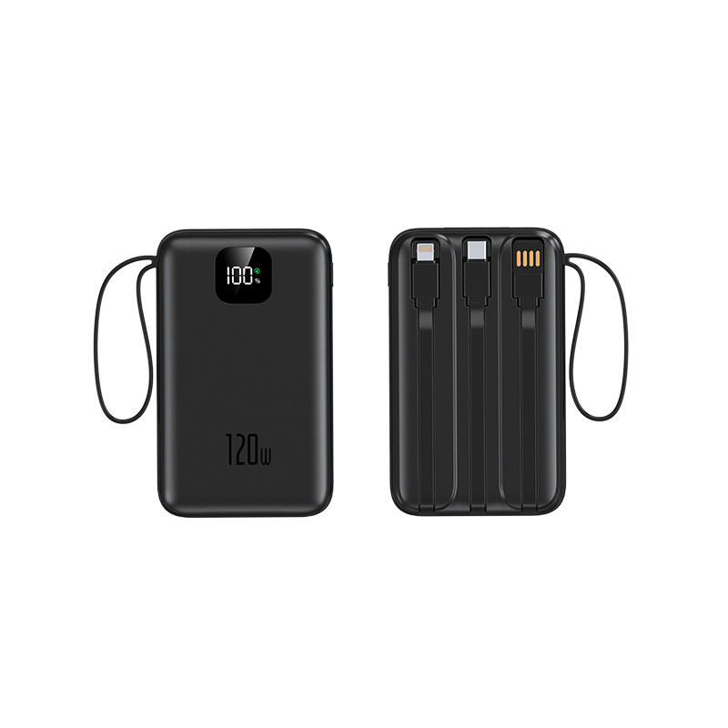 Durable 4 In1 Built In Cables 10000mAh Power Bank with Universal Socket Standard