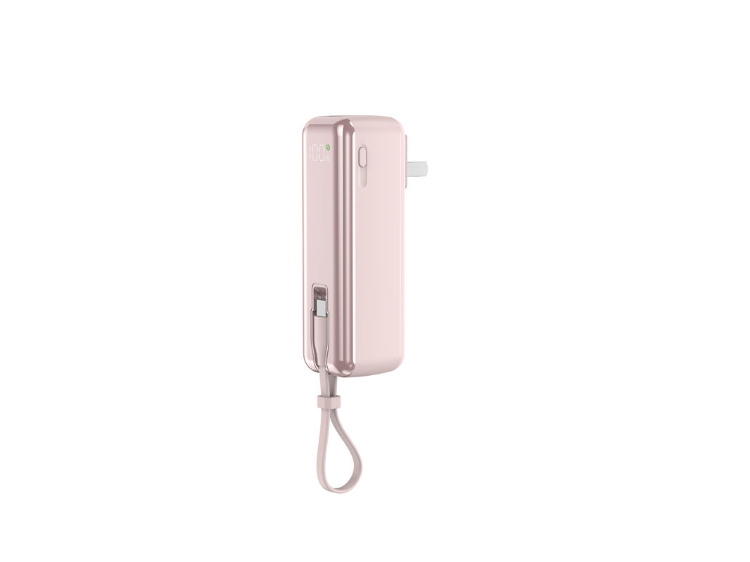 5000mAh Capsule Power Bank and Wall Charger Mini Portable Charger for All Devices