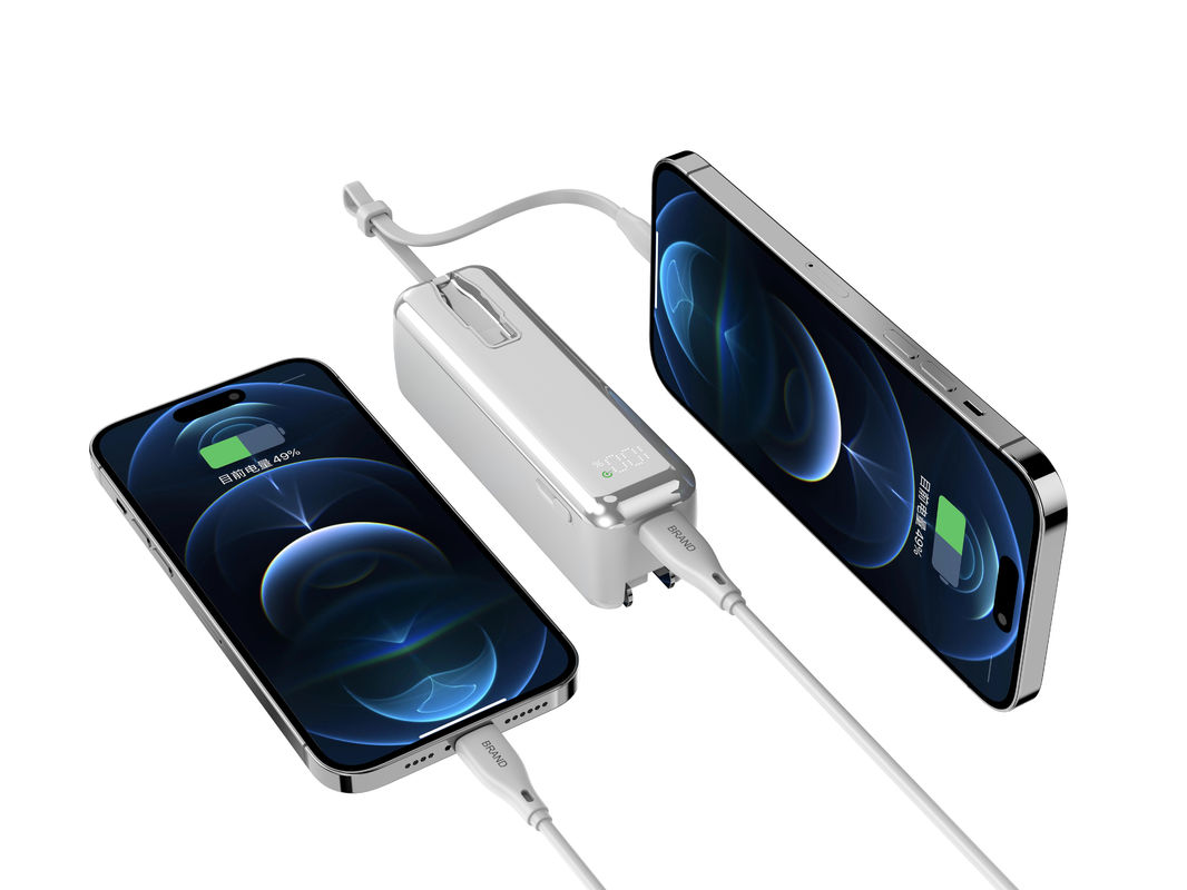 5000mAh Capsule Power Bank and Wall Charger Mini Portable Charger for All Devices