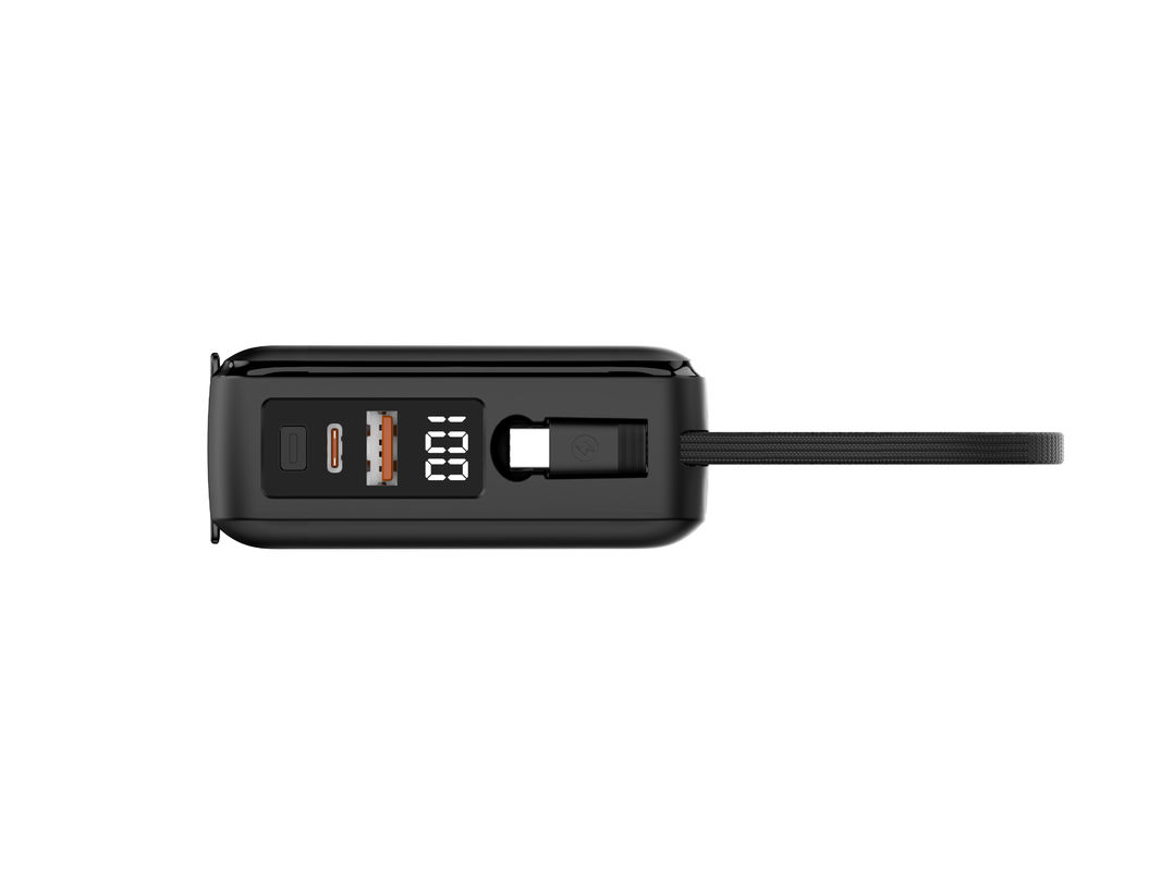 Small and Lightweight Power Bank with Type-C Input Interface and Digital Display