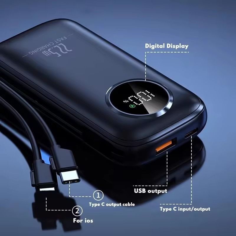 Outdoor Essential 10000mAh Power Bank with Quick Charging and Over-charging Protectio