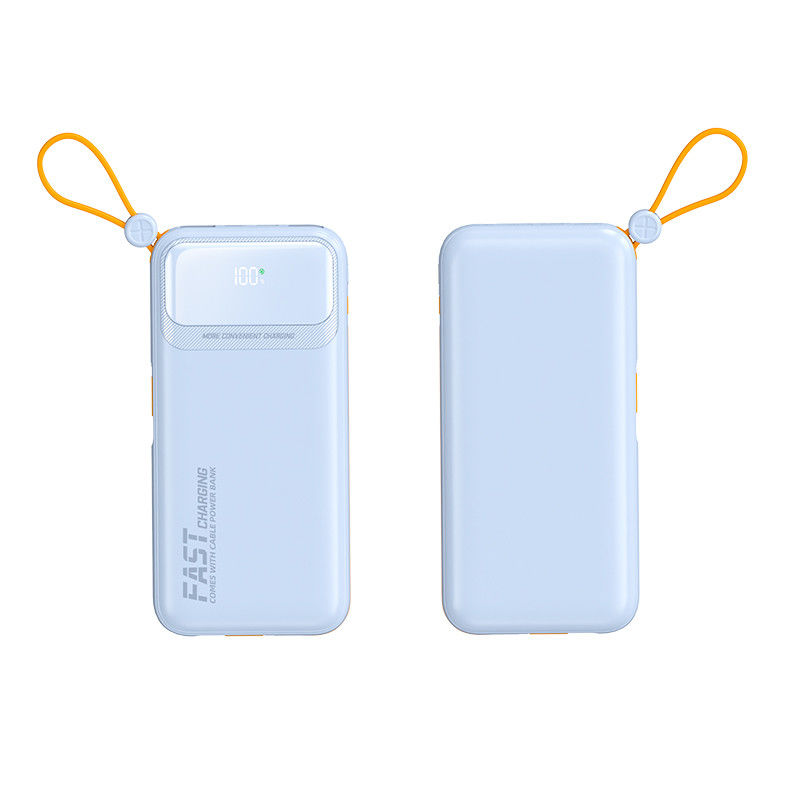 Ultra-thin And Compact Self-contained Power Bank 10000mah Super Fast Charger Large Capacity Portable