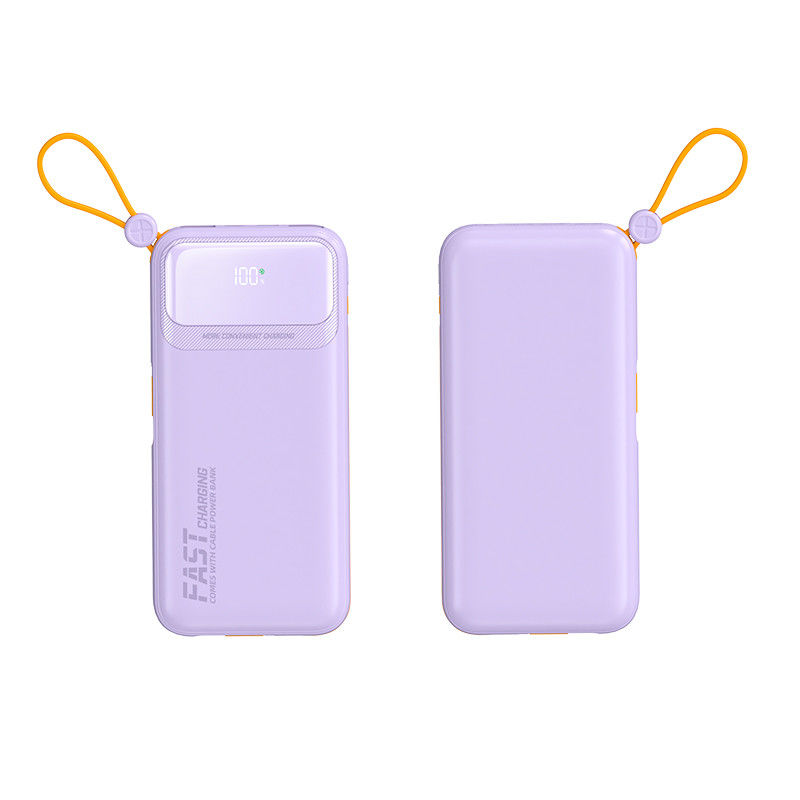 Ultra-thin And Compact Self-contained Power Bank 10000mah Super Fast Charger Large Capacity Portable