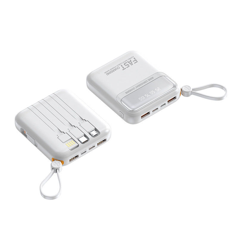PD22.5W 3.0 Ultra Slim 10000mah Powerbanks with Type-C Input and LED Display Blue Color