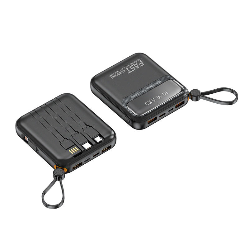 PD22.5W 3.0 Ultra Slim 10000mah Powerbanks with Type-C Input and LED Display Blue Color