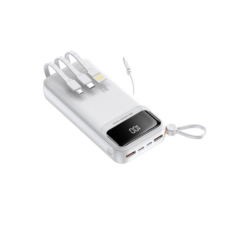 Arrivals 2024 LED Display Function Fast Charging Power Banks 10000mah 20000mah with Cables