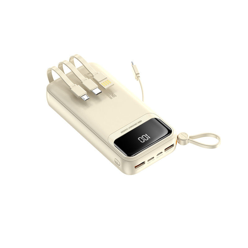 Arrivals 2024 LED Display Function Fast Charging Power Banks 10000mah 20000mah with Cables