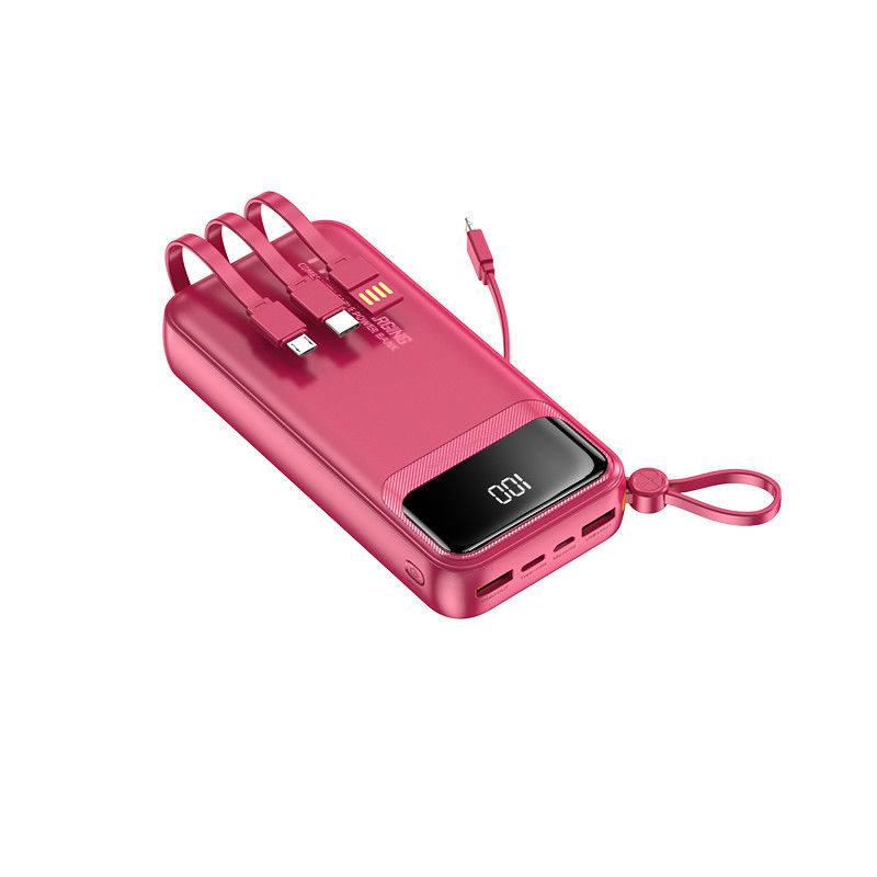 Arrivals 2024 LED Display Function Fast Charging Power Banks 10000mah 20000mah with Cables