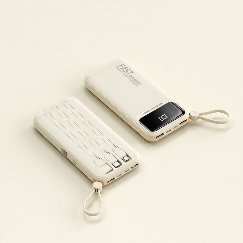 Arrivals 2024 LED Display Function Fast Charging Power Banks 10000mah 20000mah with Cables