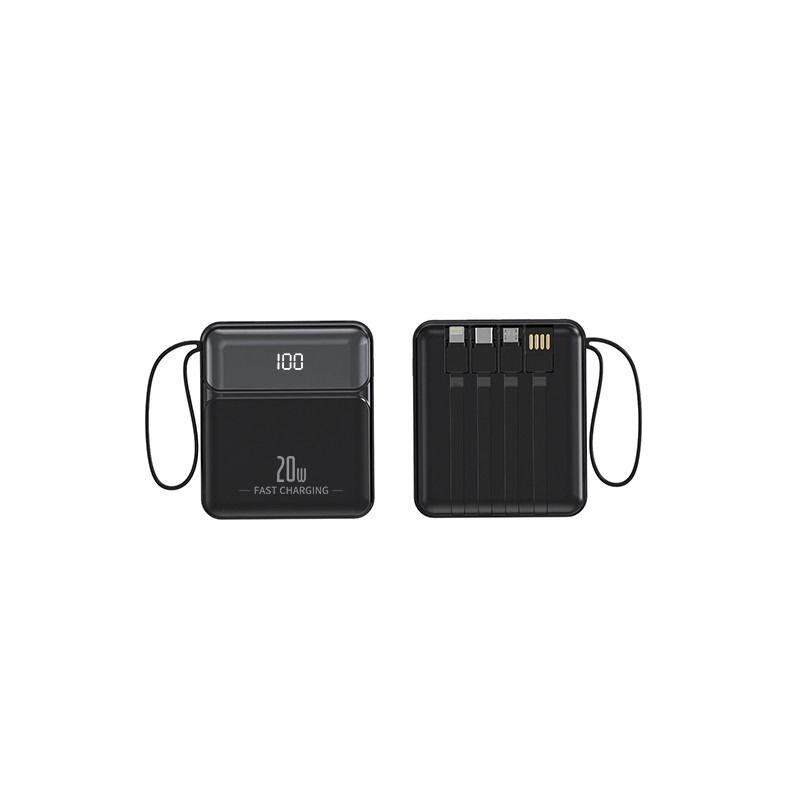 20W Fast Charge 10000mAh 20000mAh Universal Portable Power Bank with Micro USB Input and LED Display