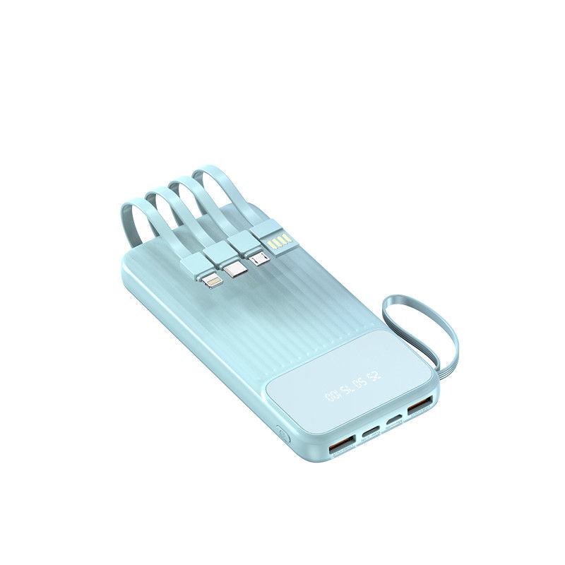 5V/2A Type-C Input Powerbank 10000mAh Slim Mobile Charger Power Bank With CE Certificate