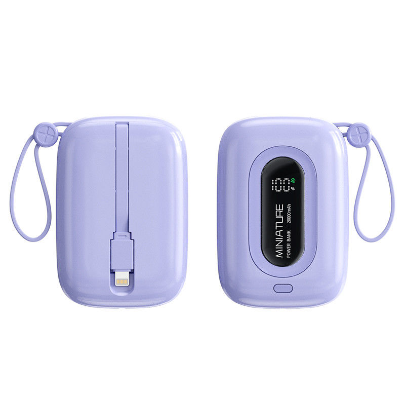 20w Pd 22.5w Super Fast Charging Power Bank for iPhone 90.6*62*28mm ABS PC Mini Size