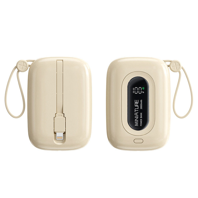 20w Pd 22.5w Super Fast Charging Power Bank for iPhone 90.6*62*28mm ABS PC Mini Size