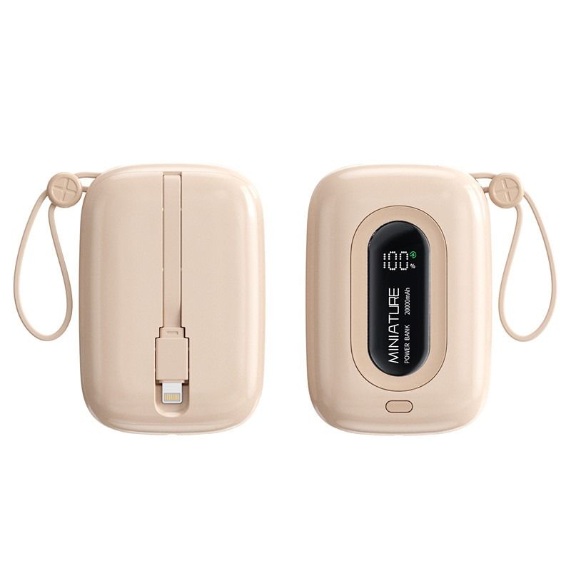 20w Pd 22.5w Super Fast Charging Power Bank for iPhone 90.6*62*28mm ABS PC Mini Size