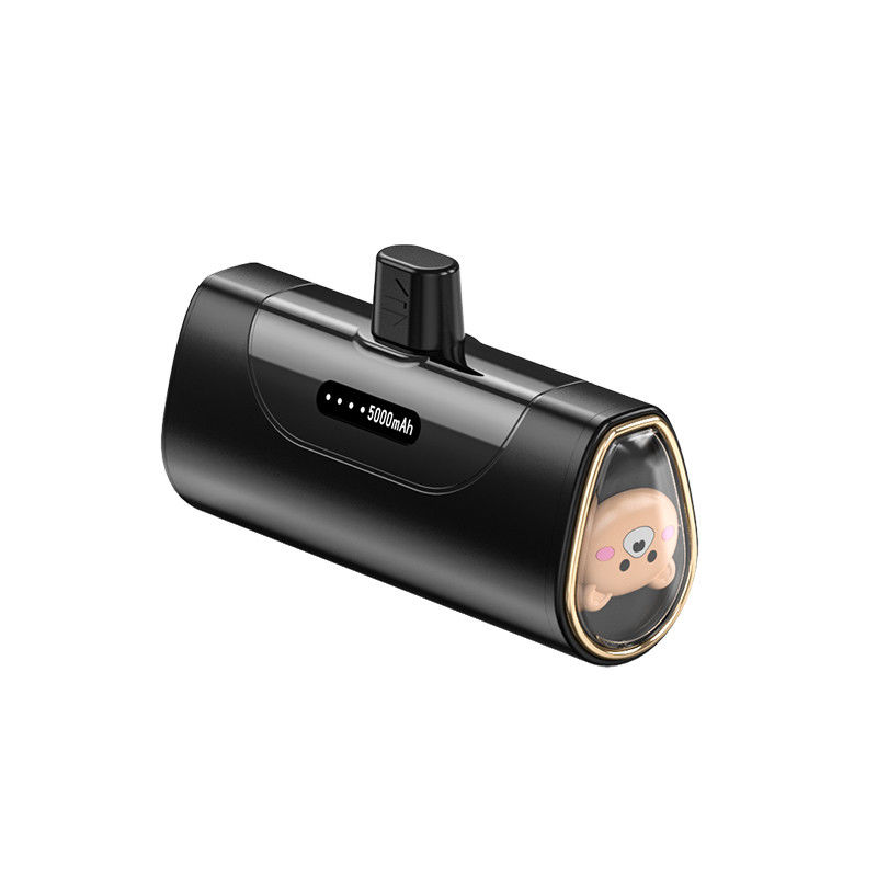 Compact and Powerful 5000mAh Cartoon Power Bank with Fast Charging Feature