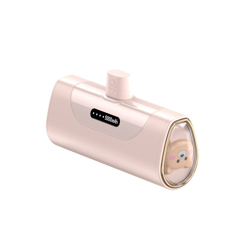 Compact and Powerful 5000mAh Cartoon Power Bank with Fast Charging Feature