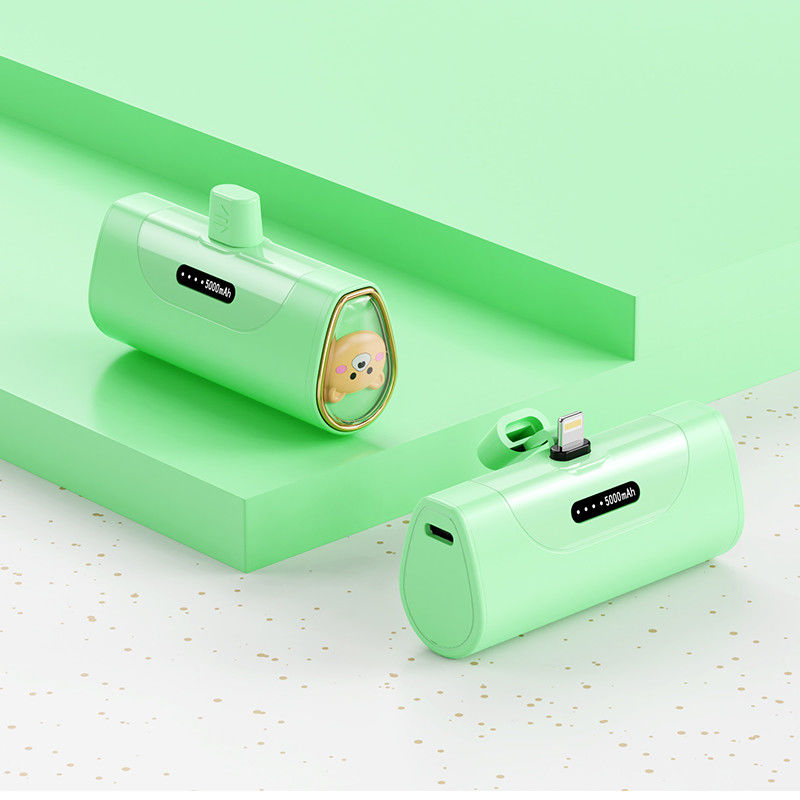 Compact and Powerful 5000mAh Cartoon Power Bank with Fast Charging Feature