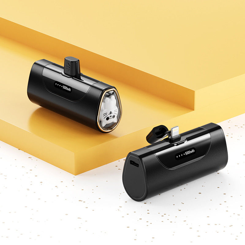 Compact and Powerful 5000mAh Cartoon Power Bank with Fast Charging Feature