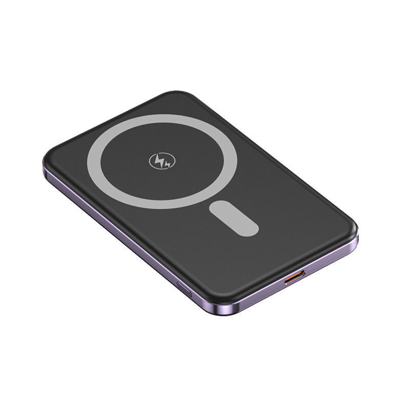Ultrathin Magnetic Wireless Fast Charge Power Bank with Type-C Input Interface 15W/20W 5000/10000mAh