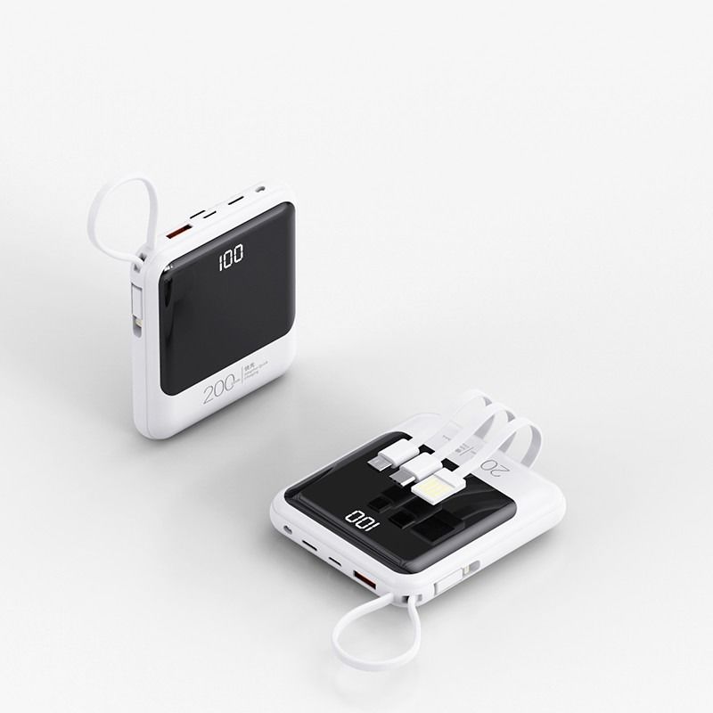 Outdoor Charging 20000mah Power Bank with LED Display and Universal Socket