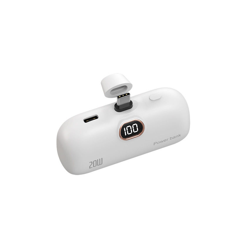 PD USB Type C Fast Charging Power Banks Travel Capsule Small Portable 20W 5000mAh