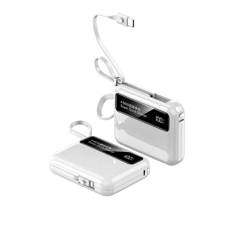66W 20W 10000mAh Portable Mini Power Bank for Fast Charging Mobile Phones