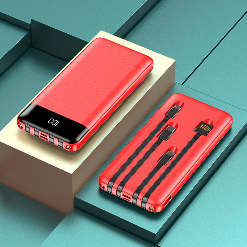 Custom Logo Power Bank with 20000mAh Large Capacity Fast Charging and Micro USB Output Interface