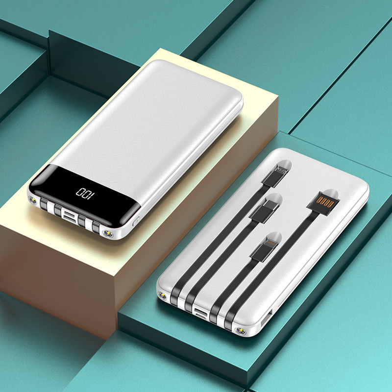 Custom Logo Power Bank with 20000mAh Large Capacity Fast Charging and Micro USB Output Interface
