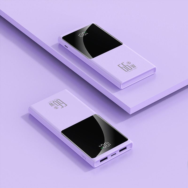Function LED Display 10000mAh Portable Power Bank for iPhone and Mobile Devices