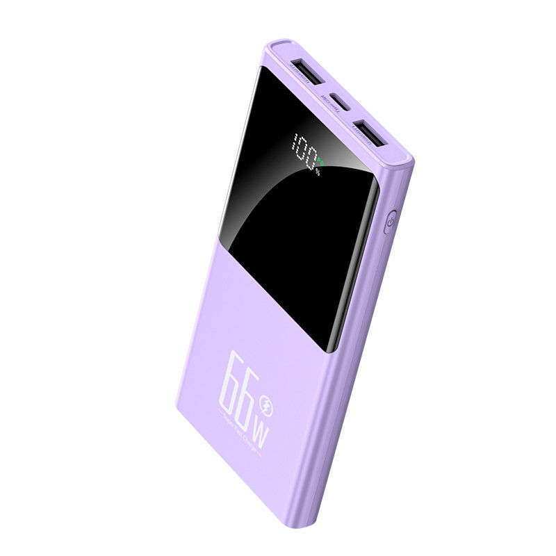 Function LED Display 10000mAh Portable Power Bank for iPhone and Mobile Devices