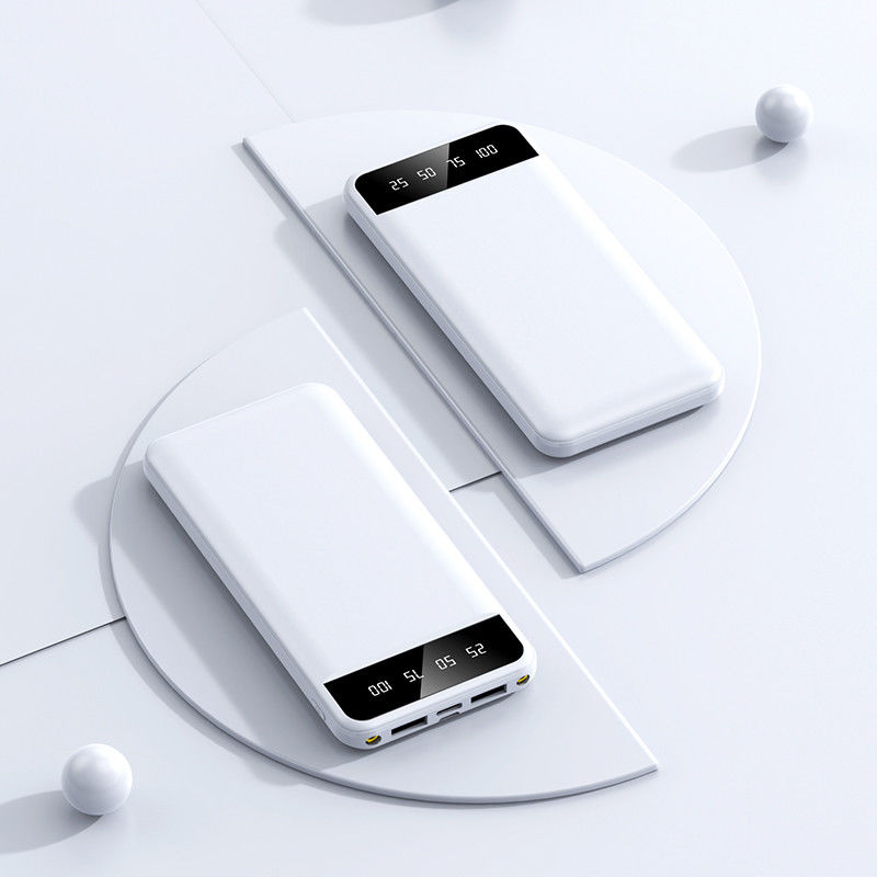 10000mah Ultra Thin Power Bank with TYPE-C Input Interface and 5W Output Power