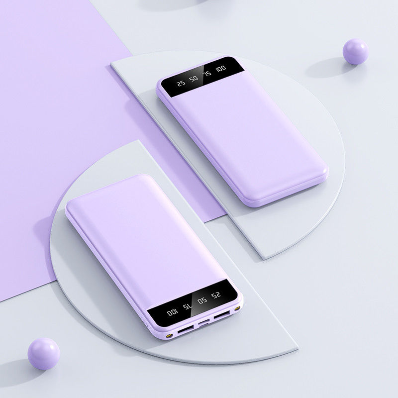 10000mah Ultra Thin Power Bank with TYPE-C Input Interface and 5W Output Power