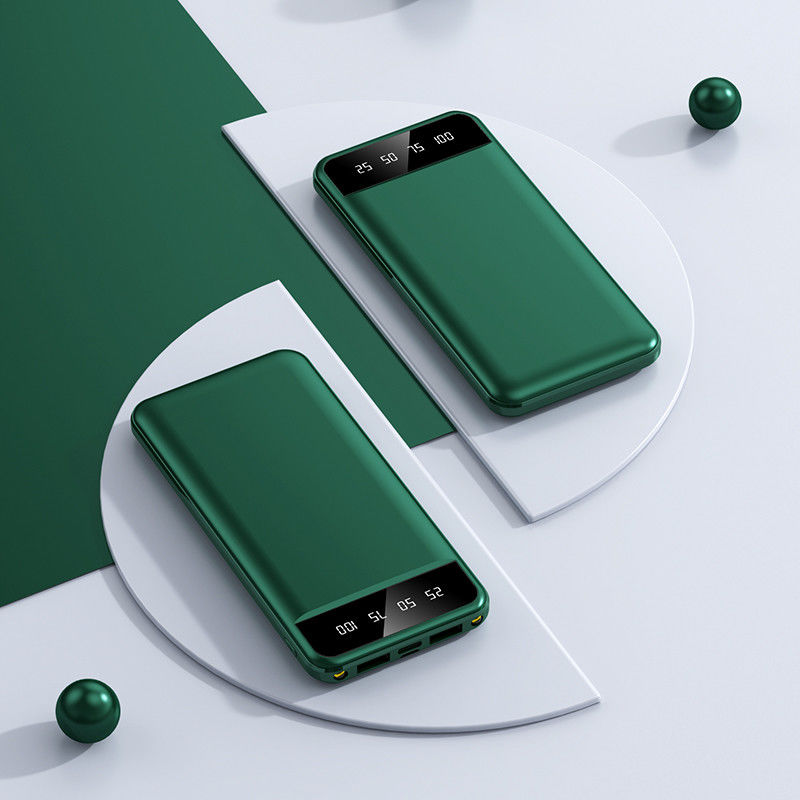 10000mah Ultra Thin Power Bank with TYPE-C Input Interface and 5W Output Power