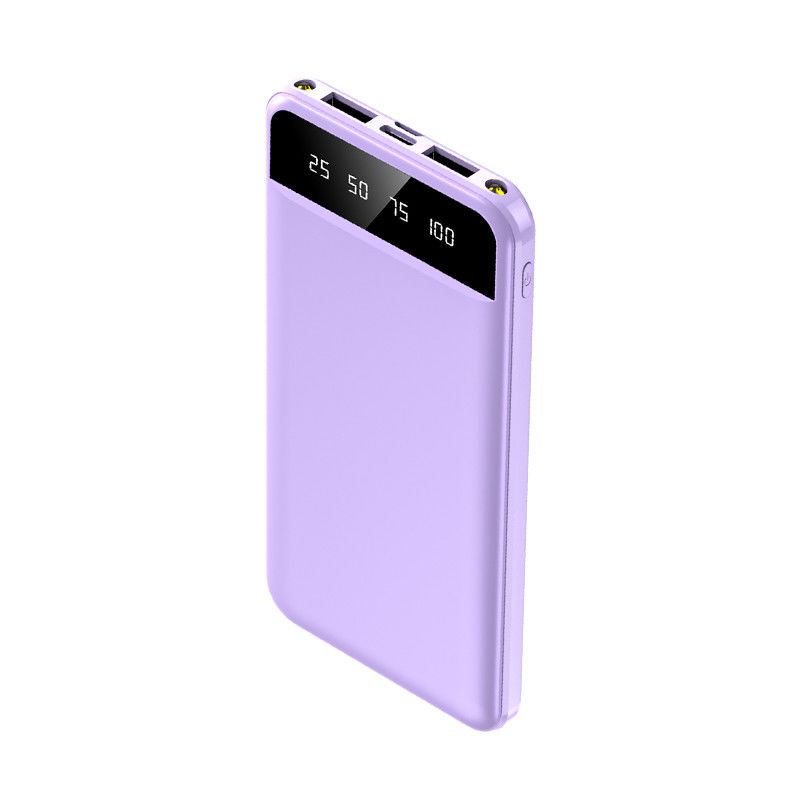 10000mah Ultra Thin Power Bank with TYPE-C Input Interface and 5W Output Power