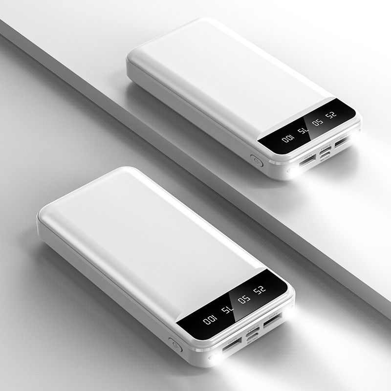 20000mah Dual USB Power Bank LED Display Portable Charger Large Capacity Custom Logo